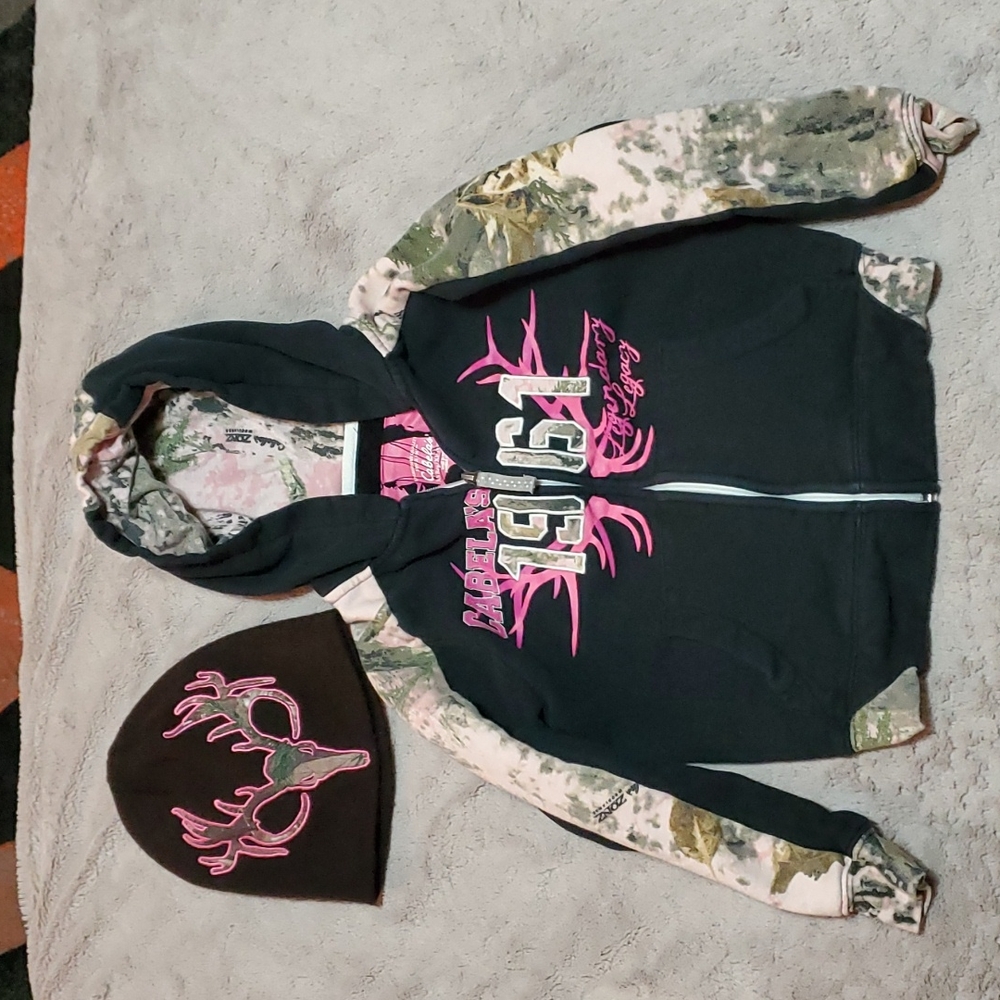 Bundle Cabelas XS hoodie sweatshirt